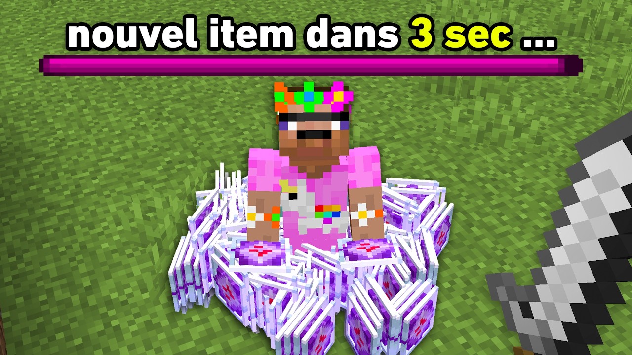 Toutes les 2 minutes, On Reçoit un Nouvel Item dans Minecraft...