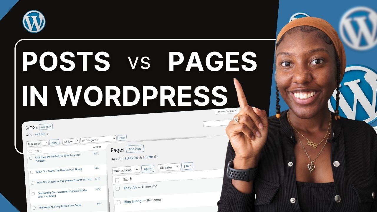 The Difference between Posts and Pages in WordPress | 30-DAY WordPress Series