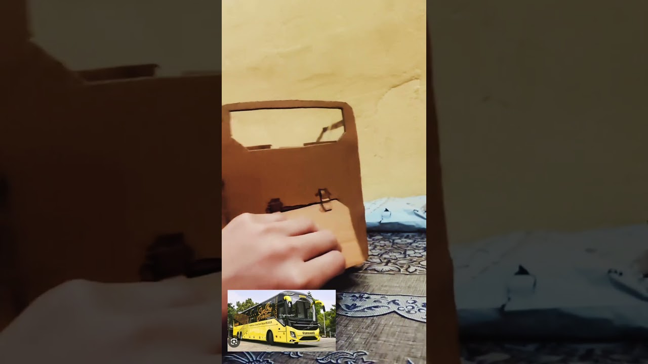 back space done 👍🏻#likeandsubscribe #cardboardcraft #volvo9600 #subscribe #viral #shortvideo #volvo