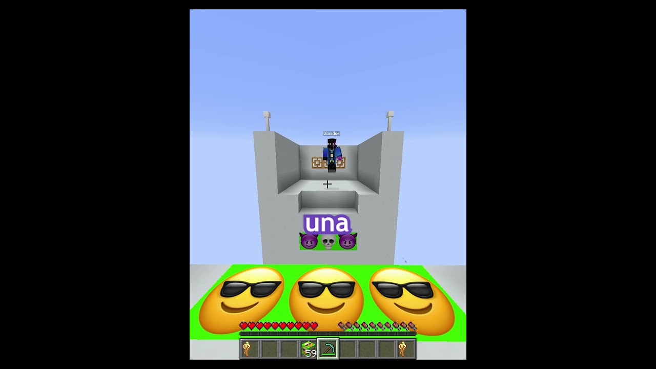 ADIVINA el EMOJI en MINECRAFT ⚠️💀☠️ #español #minecraft