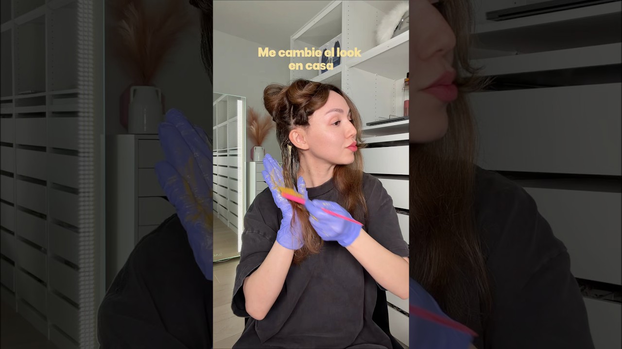 Me pinte el cabello en casa y no salió como esperaba #hair #beautyinfluencer #hairdye  #diybeauty