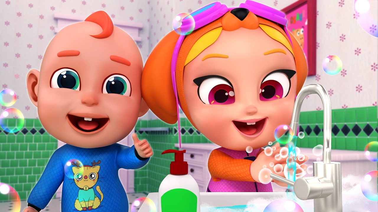 Baby Wash Your Hands | Clean Hands Song | Good Habits for Kids | Nursery Rhymes & Kids Songs