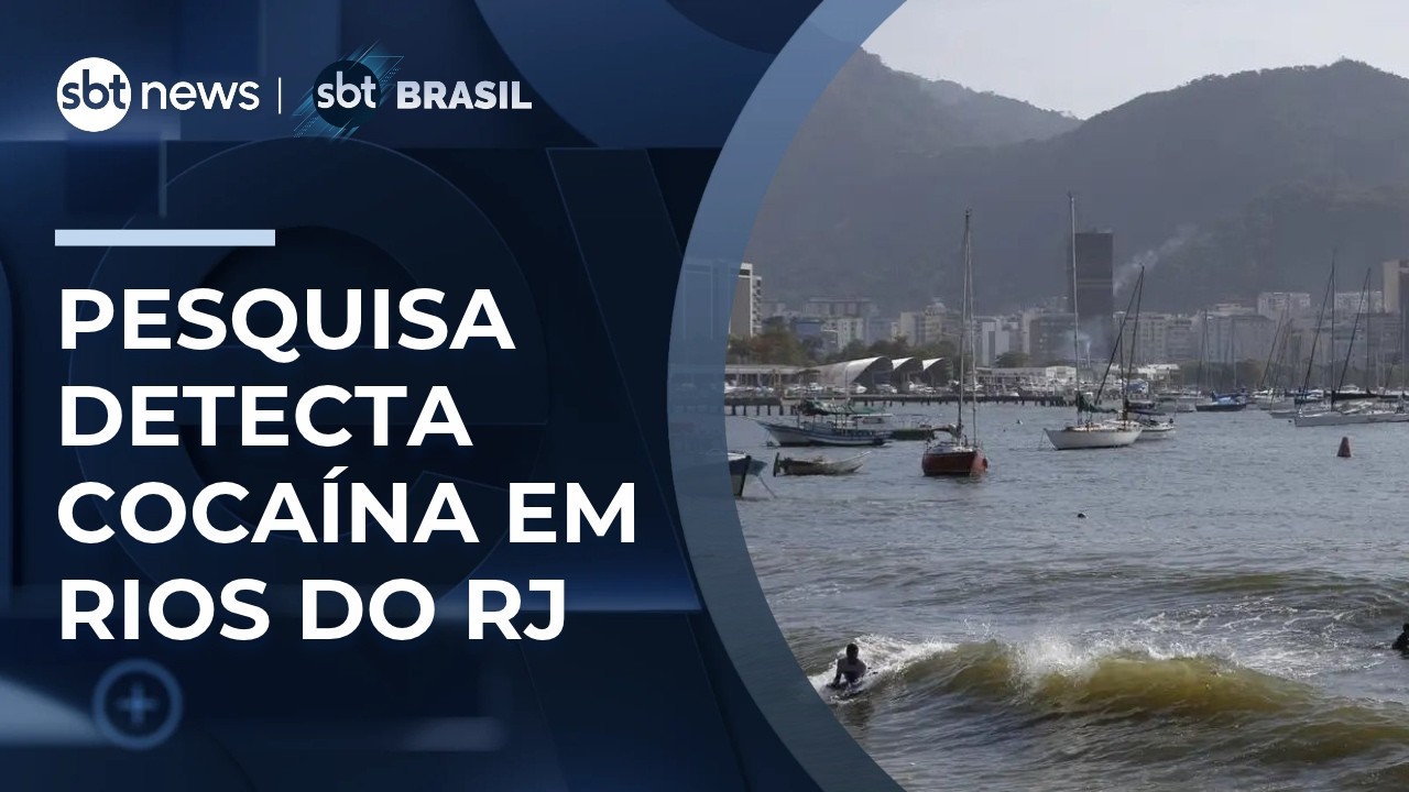 Pesquisa revela presença de cocaína em rios e canais da região metropolitana do RJ | #SBTBrasil
