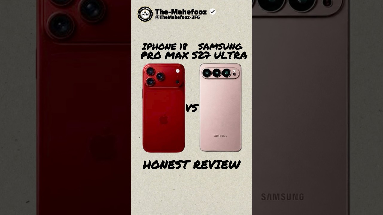 iPhone 18 Pro Max Vs Samsung S27 Ultra Honest Review #shorts