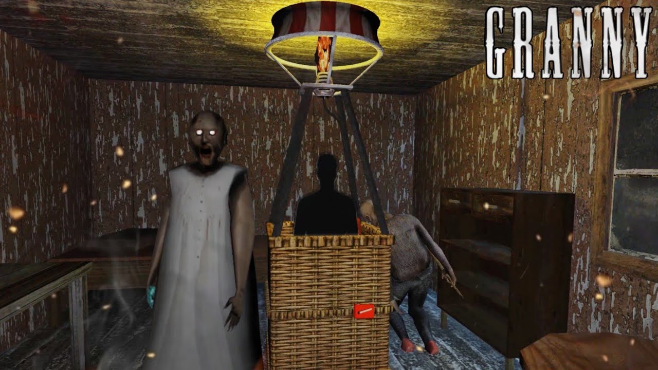 Granny Balloon inside Spawn Room in Granny 1 Update Gameplay