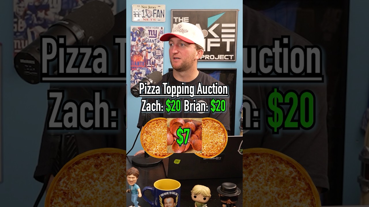 The Pizza Topping Auction! Who Won It? #shorts #auction #bid #pizza #draft