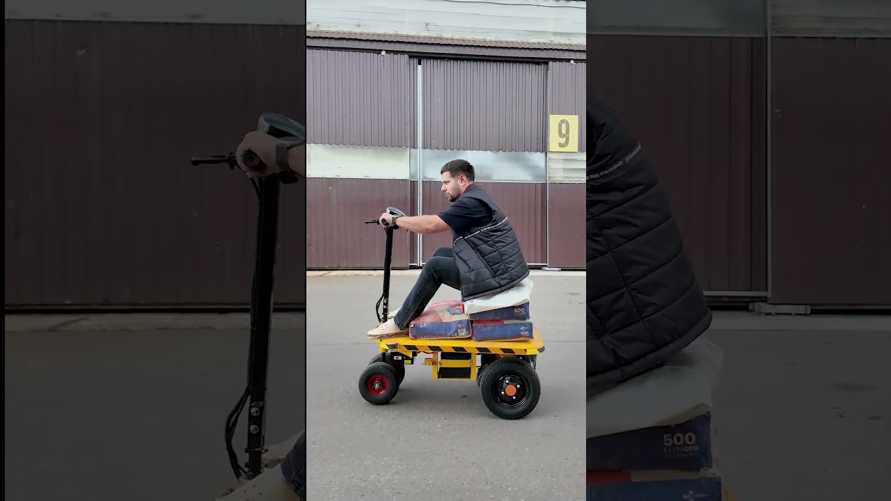 Строительный самокат 🛴 #обзор