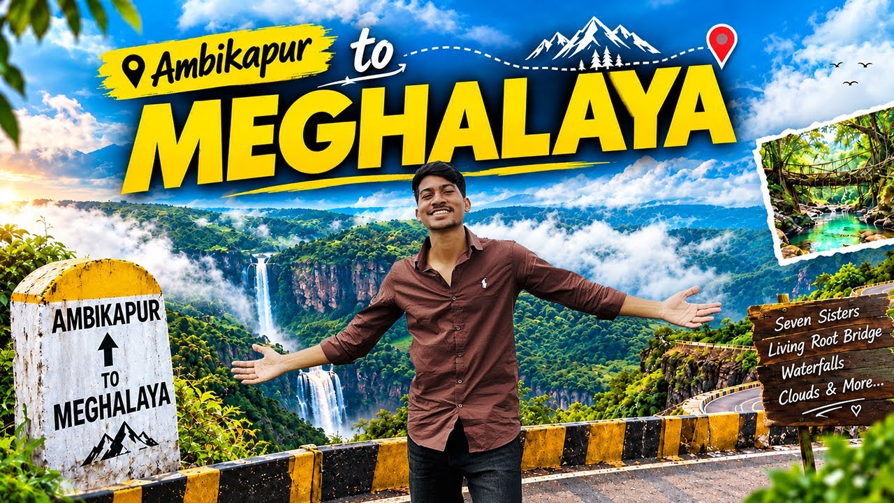 Ambikapur To Meghalaya 🏔️❤️| Ep 01 | Raheem Ekka