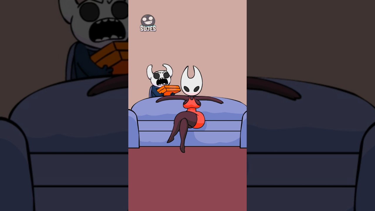 Llegaron las pizzas!! #parati #hollowknight #silksong #animation #humor