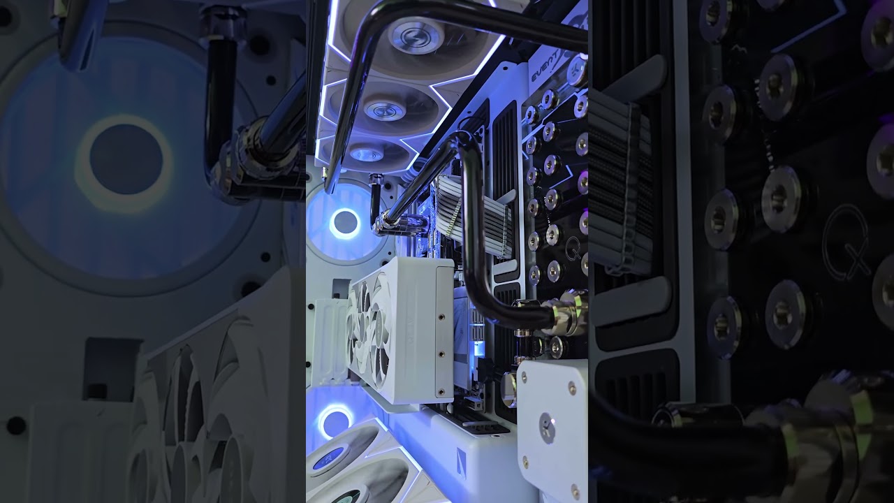 Project Event Horizon 💦 | HAVN HS 420 VGPU Watercooled SFF Build | RTX 5080 + Ryzen 9800X3D