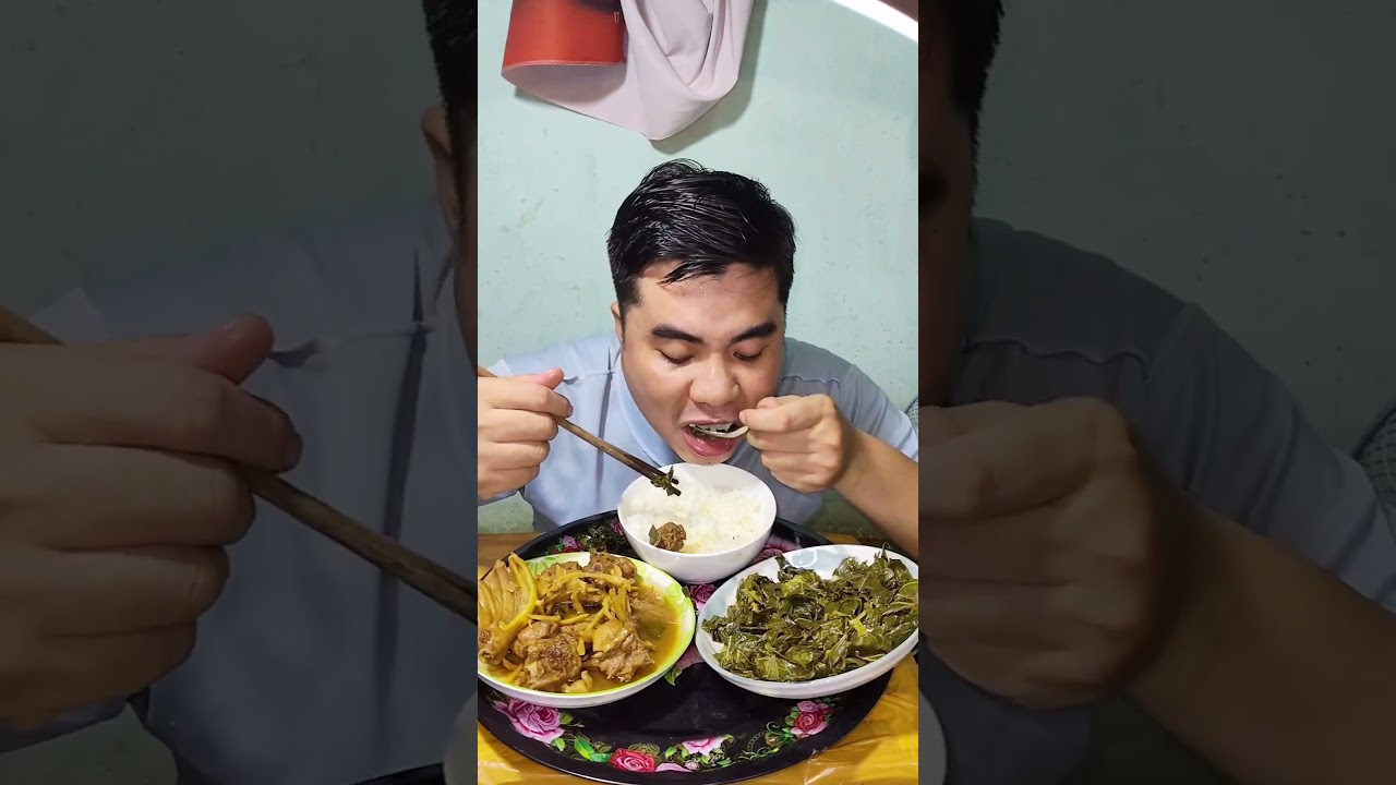 em mời mọi người cùng ăn vịt kho gừng #mukbang #food