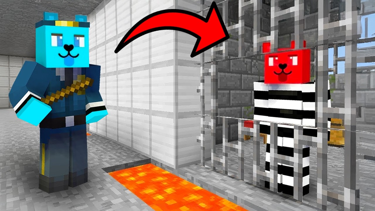 JAK ZBUDOWAĆ WIĘZIENIE w Minecraft ⛓️👮