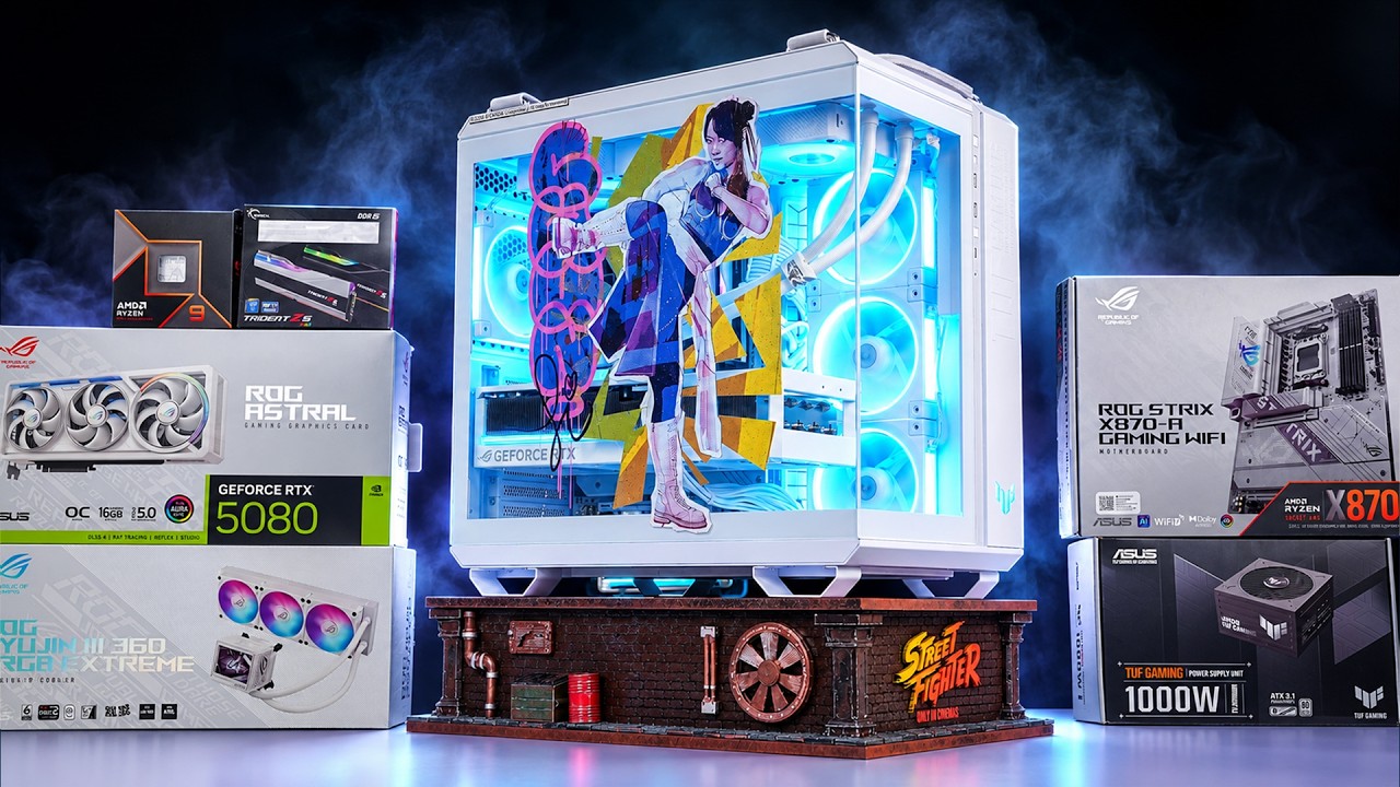 I Built a  ROG x Street Fighter Gaming PC Build | RTX 5080 + 9900X