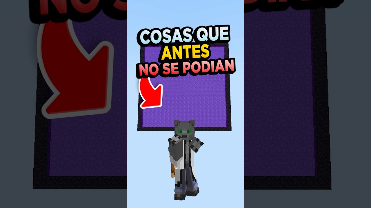 Cosas que ANTES NO SE PODÍAN 👉Lianas, Barrotes, Portales