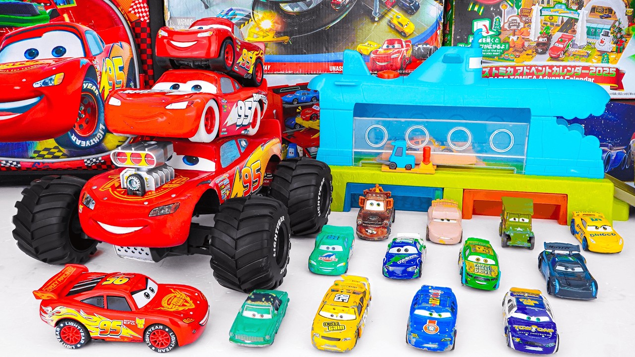 Disney Pixar Cars Unboxing Review | Disney Pixar Cars Color Changers Race Ready Car Wash Playset
