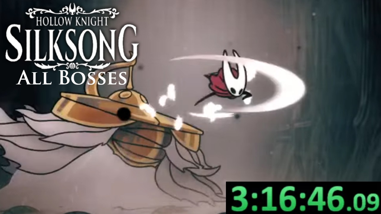 Silksong All Bosses speedruns for WORLD RECORD!