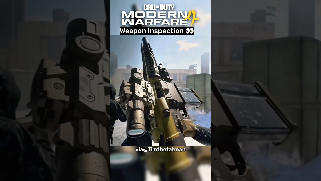 Cod MW4 New Weapon Inspect Animation 👀