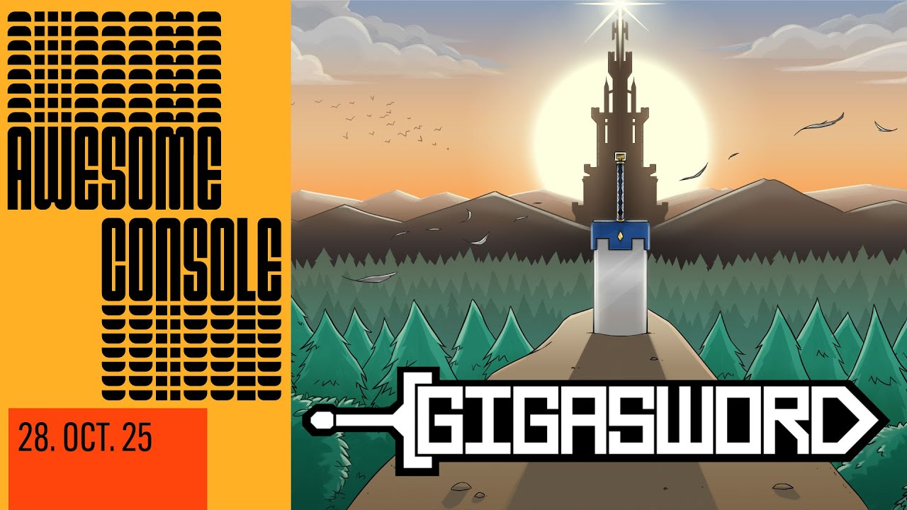 GIGASWORD - Official Console Announcement | Awesome Console Showcase 2025
