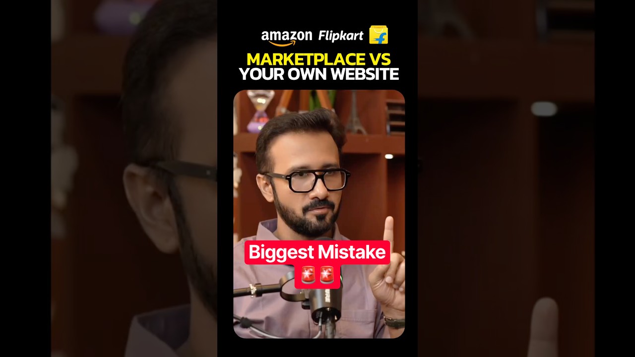 The Biggest Mistake Ecommerce Website Owners Make! Amazon, Flipkart, Meesho vs Own Website
