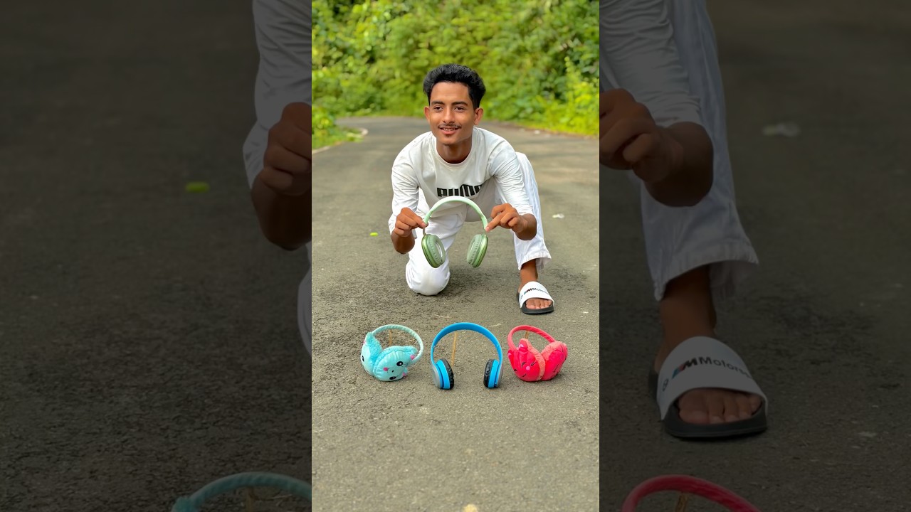 Small Coloring Earmuffs & Real Headphones Unboxing |
