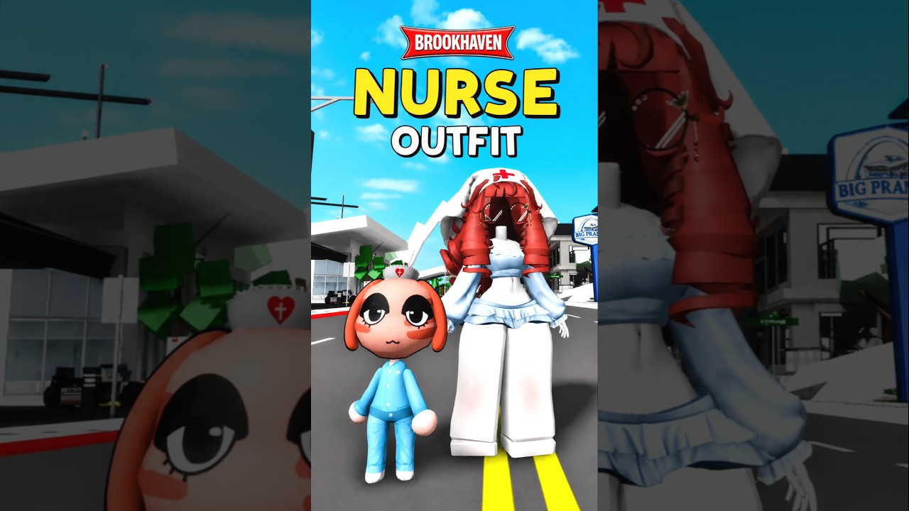 Outfit NURSE - ANIMAL HOSPITAL🌸 Di Brookhaven #roblox #brookhaven #animalhospital