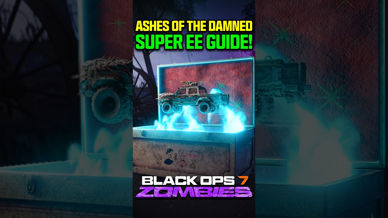 Ashes of The Damned Super Easter Egg Guide! (Black Ops 7 Zombies)