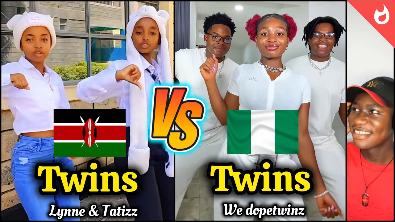 Viral Twins Dance Battle 🔥~ Tatizz & Lynne 🇰🇪 Vs We dopetwinz 🇳🇬 - Tiktok Dance Challenge | Who Won?