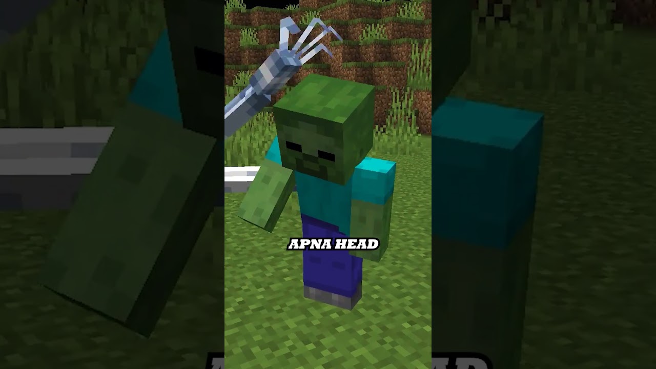 this is not a zombie...#minecraft