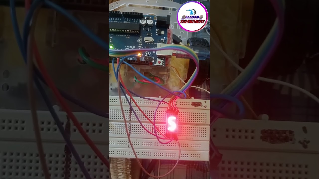 0 to 9 Number printing using Common cathode Led Display//Arduino//Electronics
