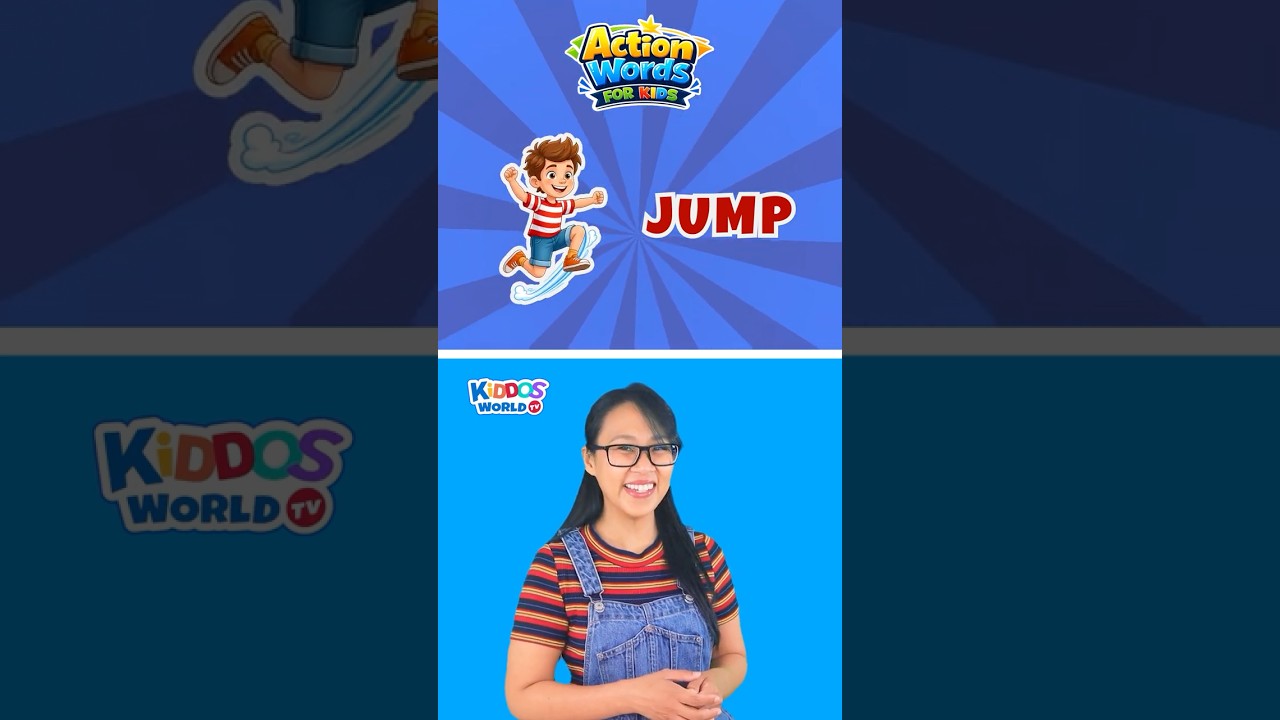 Miss V Teaches Action Words for Kids | Learn Verbs with Fun Actions