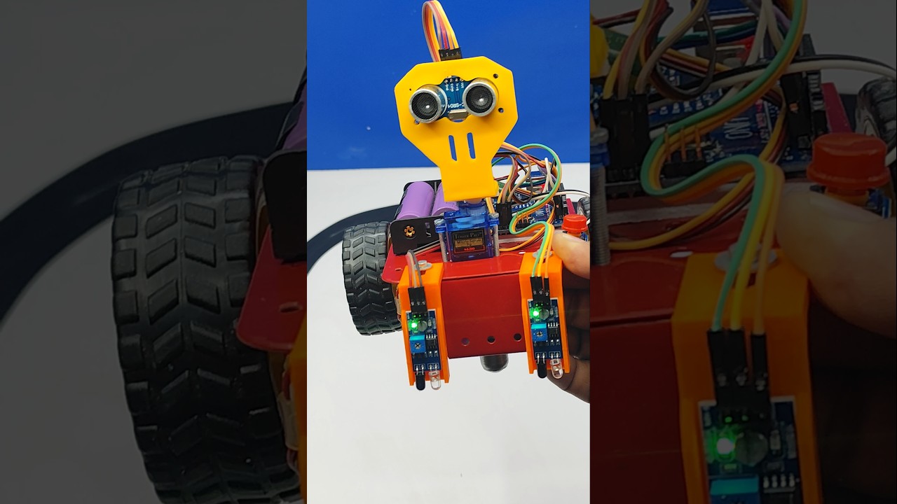 line follower robot #robot #science #experiment #diy #project