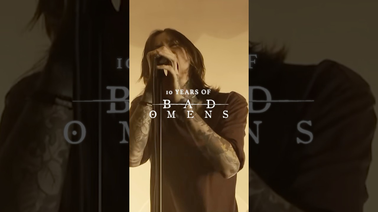 Bad Omens debut album, ‘Bad Omens’ was released 10 years ago today! Happy Birthday, ‘Bad Omens’🖤