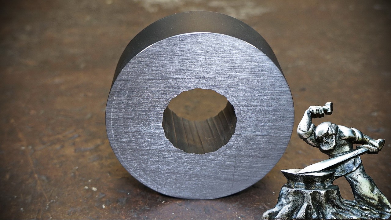 Forging blades from secret niobium steel from the Su-27 aircraft cannon.