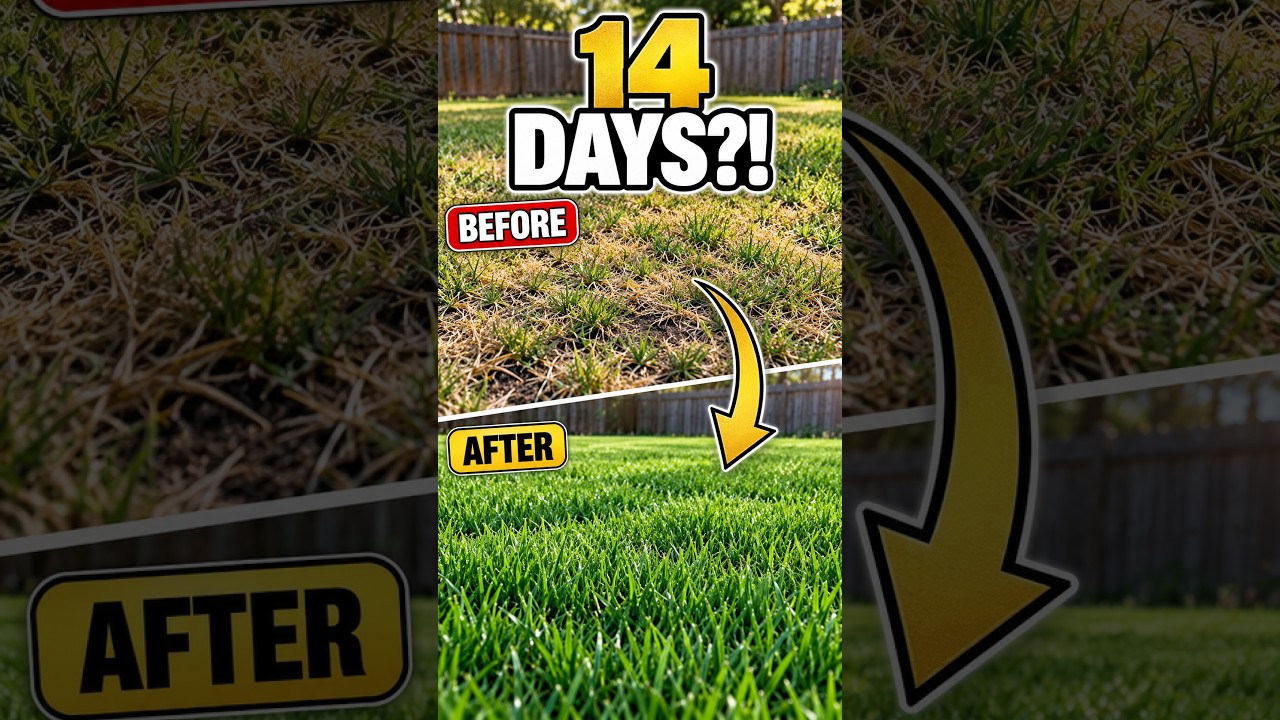 My Lawn Did THIS in 14 Days! (Overseeding Results) #lawn #lawncare