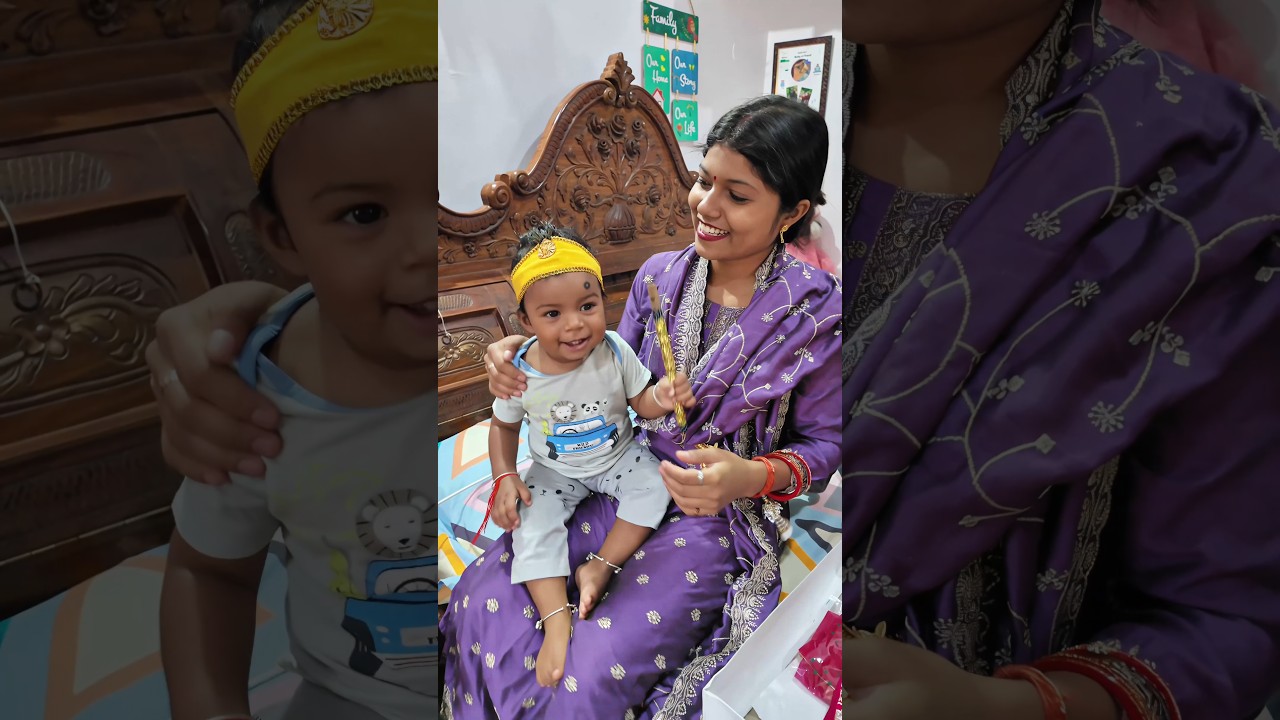 bachho ki janmashtami shopping #minivlog #janmashtami #shorts #family #dailyvlog