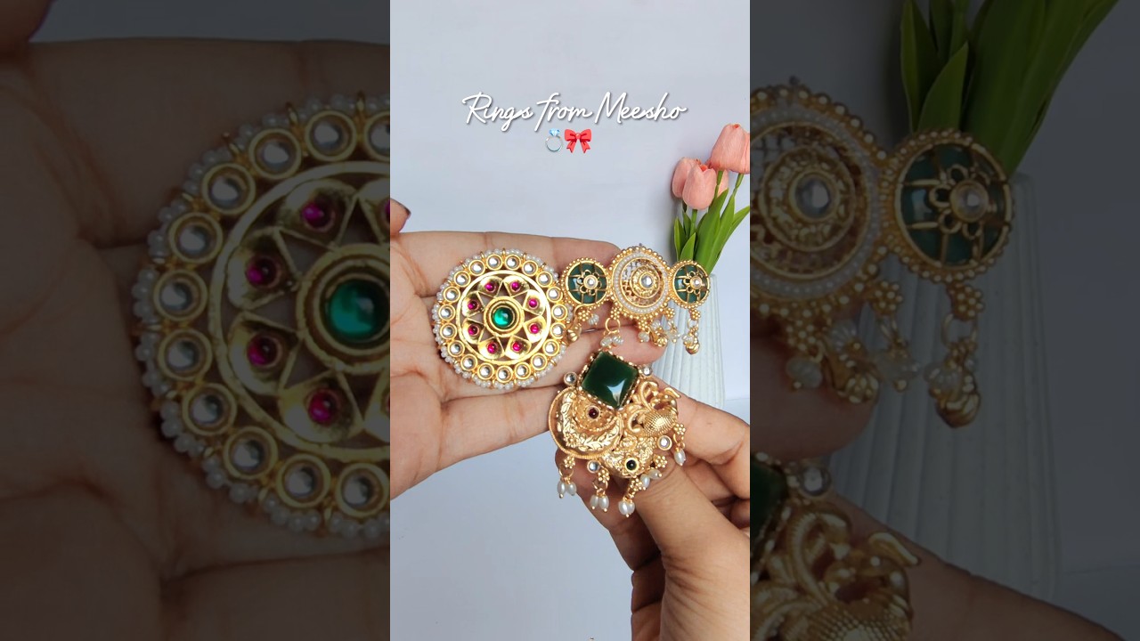 Rings from Meesho💍🎀 | Rings Haul  @Meesho #meesho #meeshoapp #meeshohaul #ring