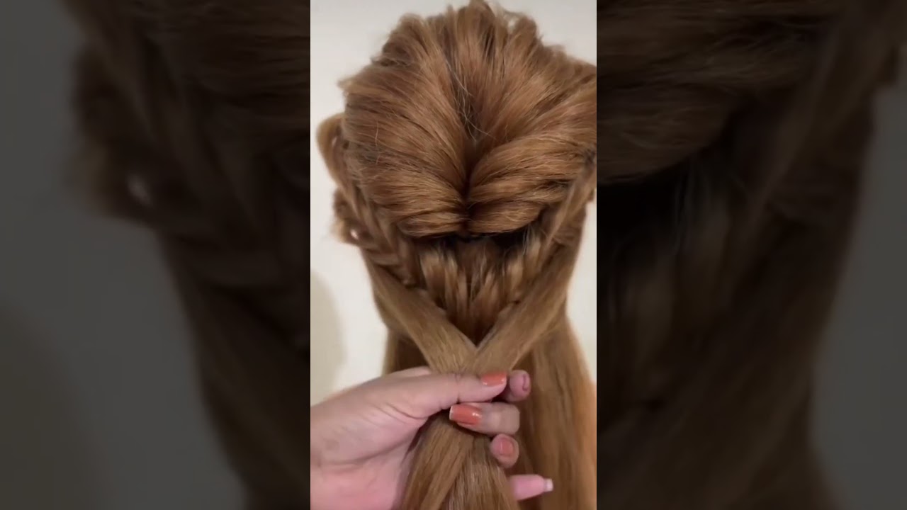 trending braid hairstyles for bridal and haldi look #ytshorts #hairstyle #braidhairstyles #braids