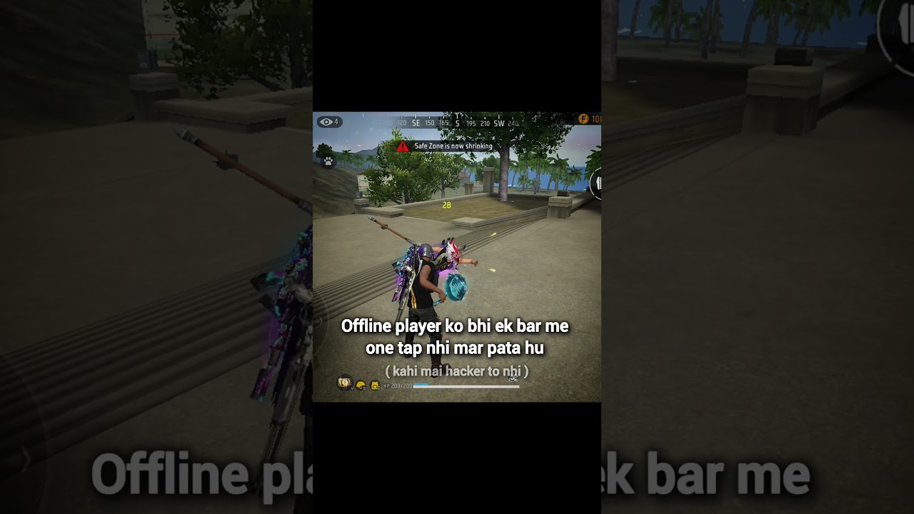 Offline player ko bhi headshot nhi mar pata 💔😭 #ff #fyp #ffshorts #freefire #freefiremax