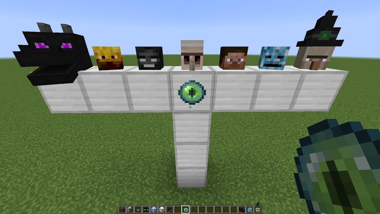 what if you create a Spiral Golem Wither Eye in MINECRAFT