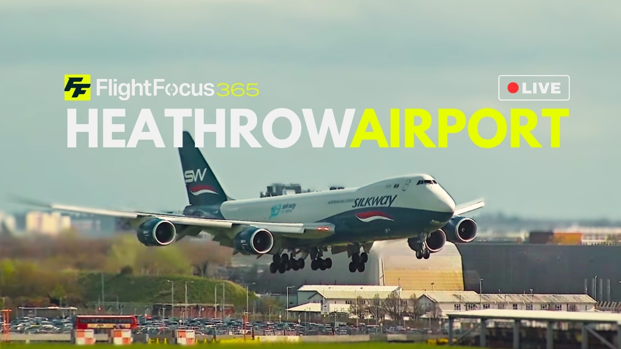 Heathrow Airport Live - Monday 29th June 2026