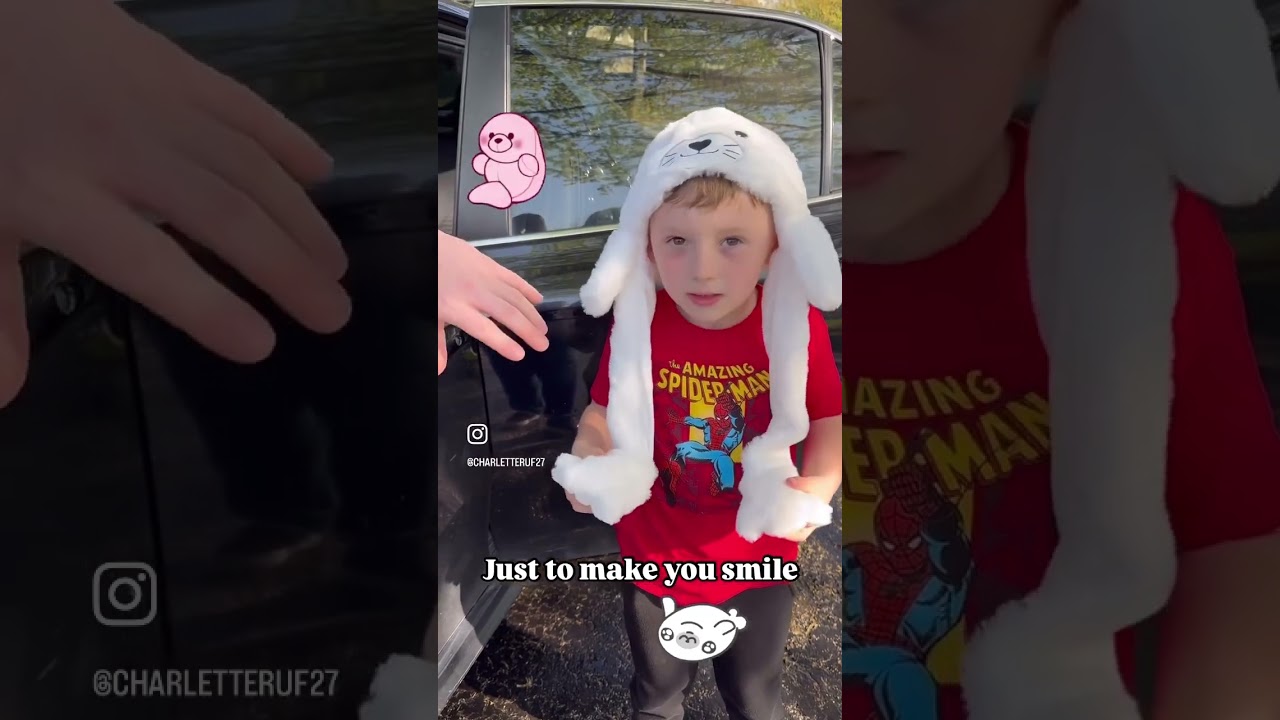 Every rainy Saturday needs a smile! #sillythings #smile #grandkids