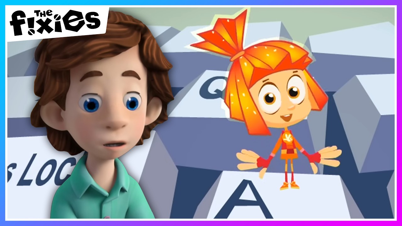 Can The Keyboard Be Fixed? | The Fixies | Educational Cartoons For Kids