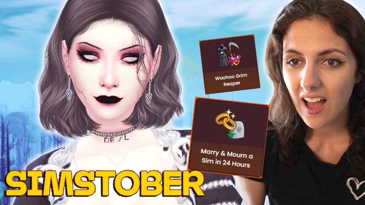 The Sims gave us a HALLOWEEN Challenge!🎃 (Simstober)