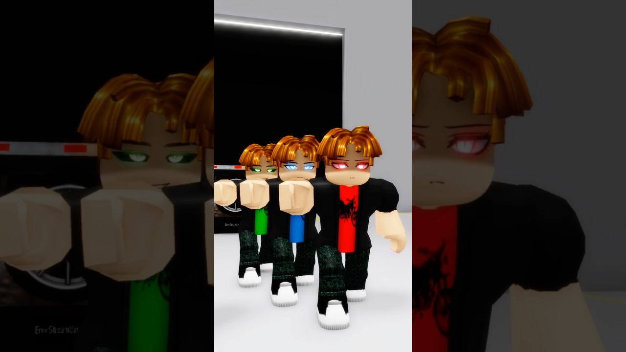 Bacon twins trick the policeman then this happened.. 😳😱 | Dyw Dance #roblox #robloxshorts #shorts