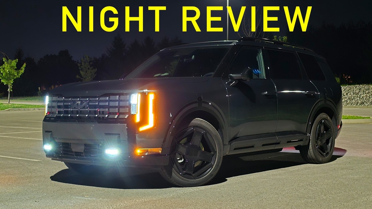 LUXURY LIGHTING! -- The LOADED 2027 Kia Telluride Lights up the Night! (Headlights & More!)