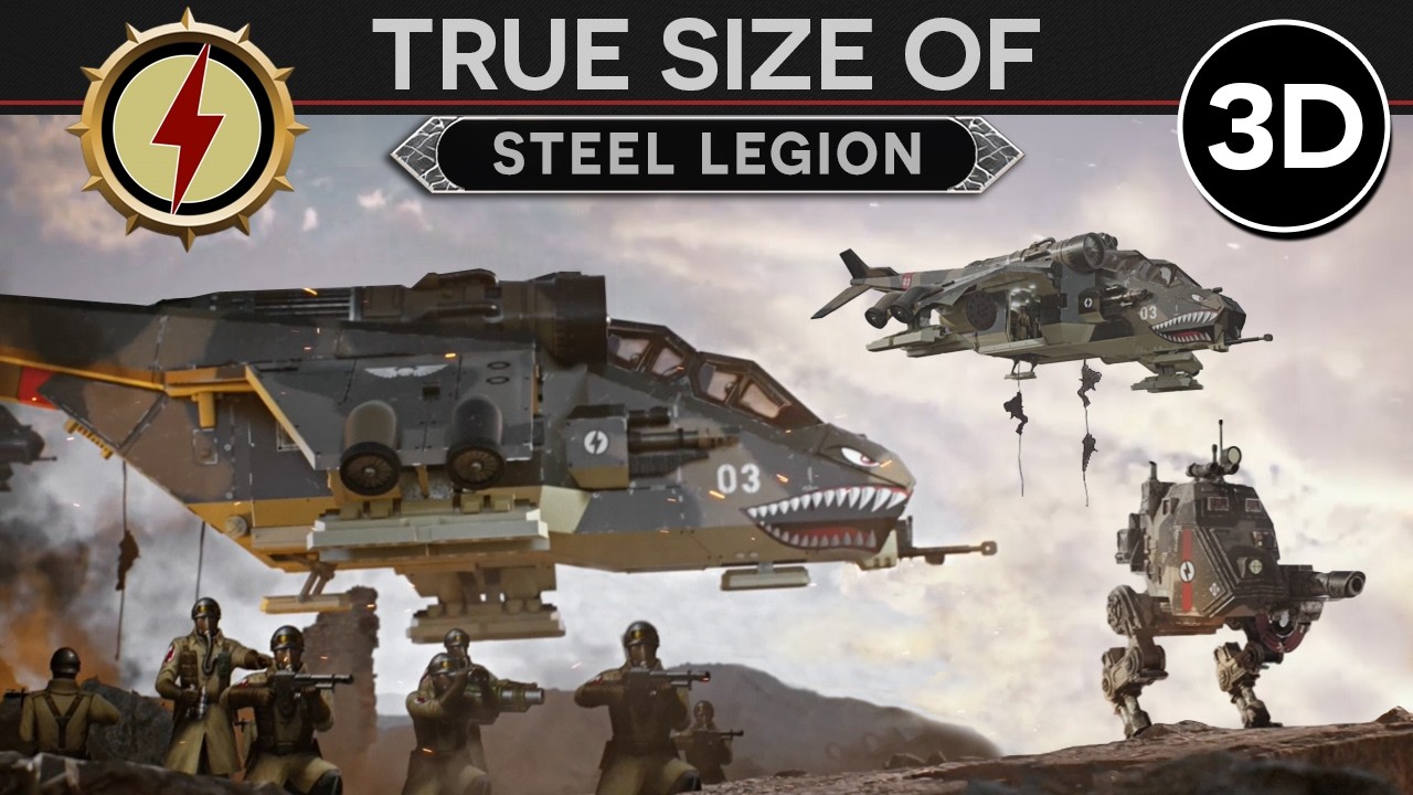 True Size of the Armageddon Steel Legion [999.M41]