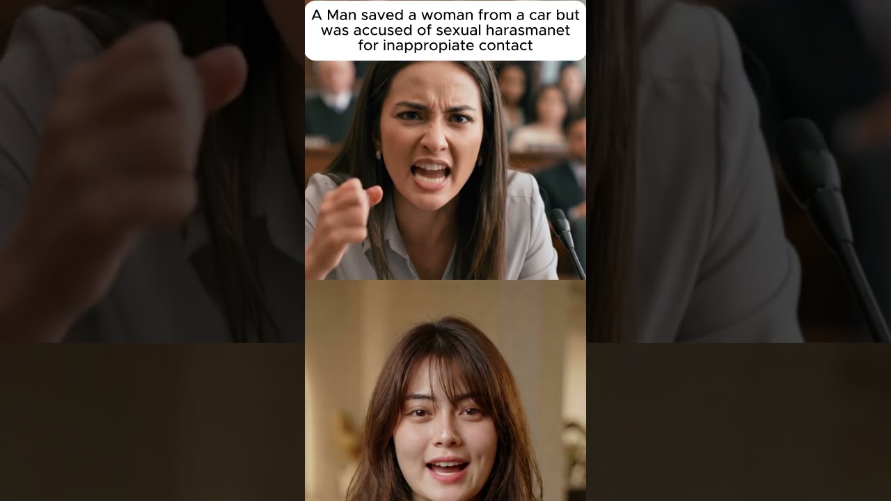 Aman saved a woman from car but was accused of sexual harassment for inappropriate contact #shorts