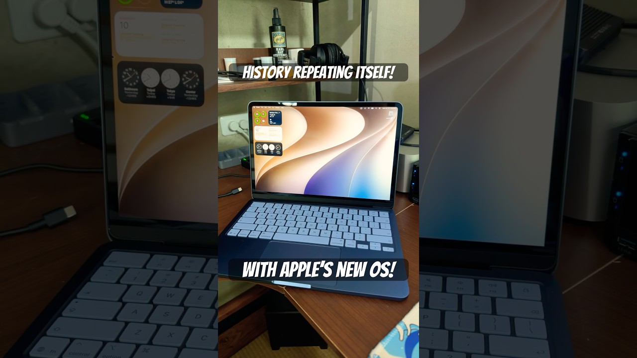 Apple’s new software is history repeating itself! #apple #tech #macos #ios #macbook #iphone