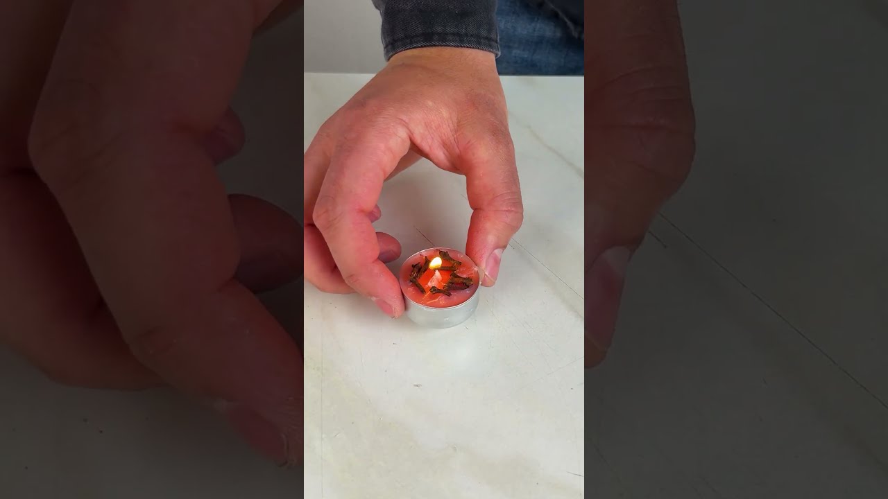 Mosquito Repellent Candle 🕯️🦟 #easy #mosquitorepellent #candle #trick