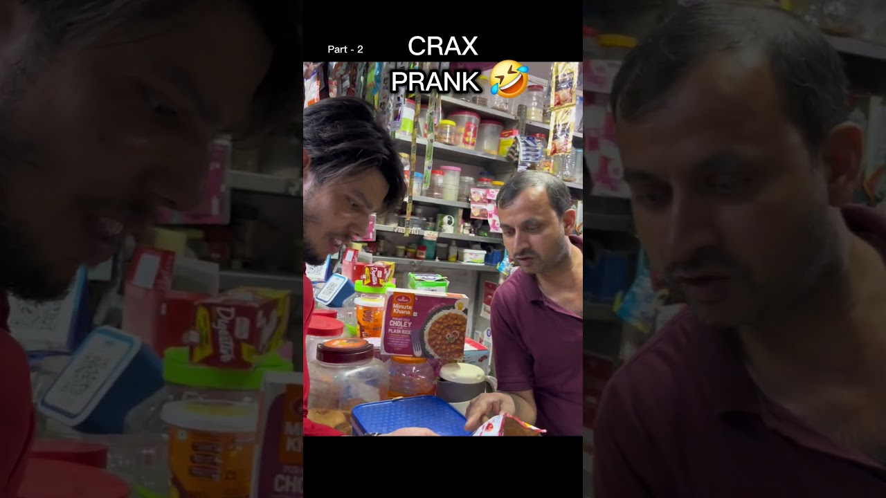 Crax Prank 🤣✅️ Part - 2 #funny #prank #shorts #comedy #memes #prankvideo #foryou #explore